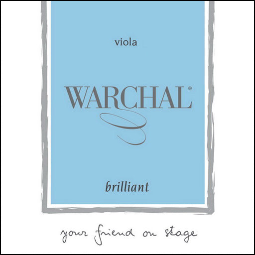 Warchal Brilliant Viola String Set Medium (A Metal-Loop) 15"-16"