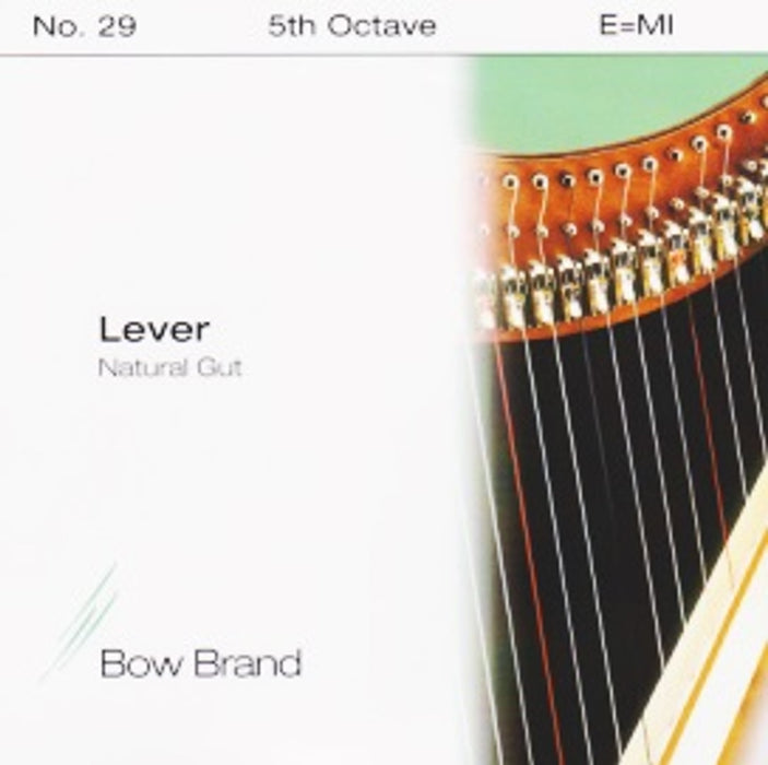 Bow Brand Natural Gut - Lever Harp String, Octave 5, Single E