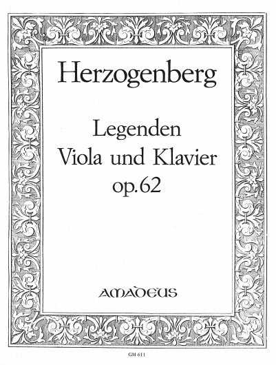 Herzogenberg - Legends Op62 - Viola/Piano Accompaniment edited by Paeuler Amadeus BP611