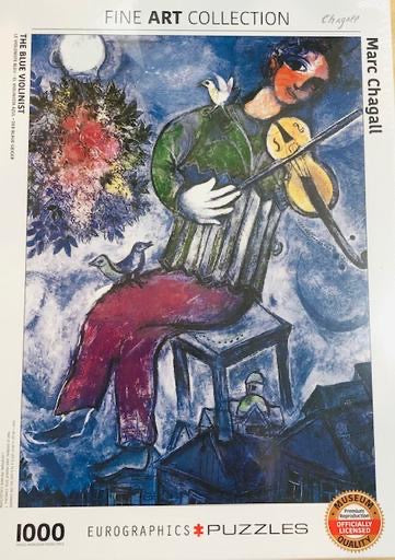 1000 Piece Music Puzzle.  The Blue Violinist by Marc Chagall