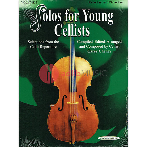 Solos for Young Cellists Volume 2 - Cello/Piano Accompaniment by Cheney Summy Birchard 209X0