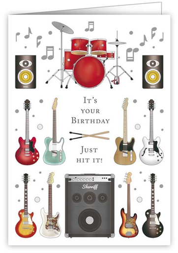 Greeting Card It’s your birthday just hit it!