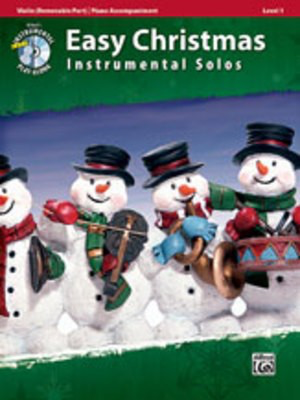 Easy Christmas Instrumental Solos Cello Bk/CD -