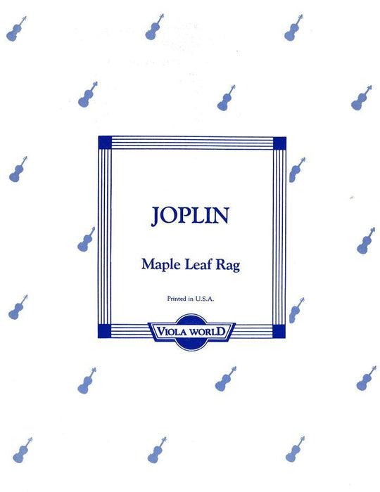 Joplin - Maple Leaf Rag - Viola/Piano Accompaniment arranged by Arnold Viola World VWP54
