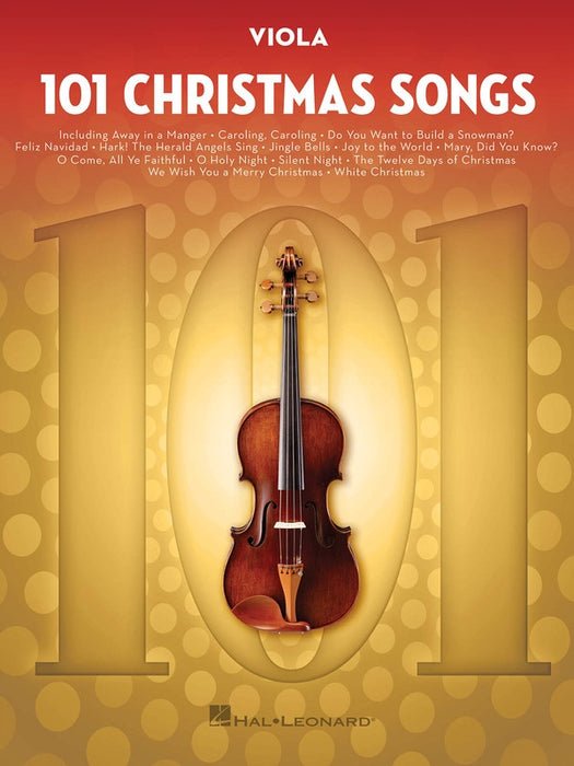 101 Christmas Songs - Viola Solo - Hal Leonard