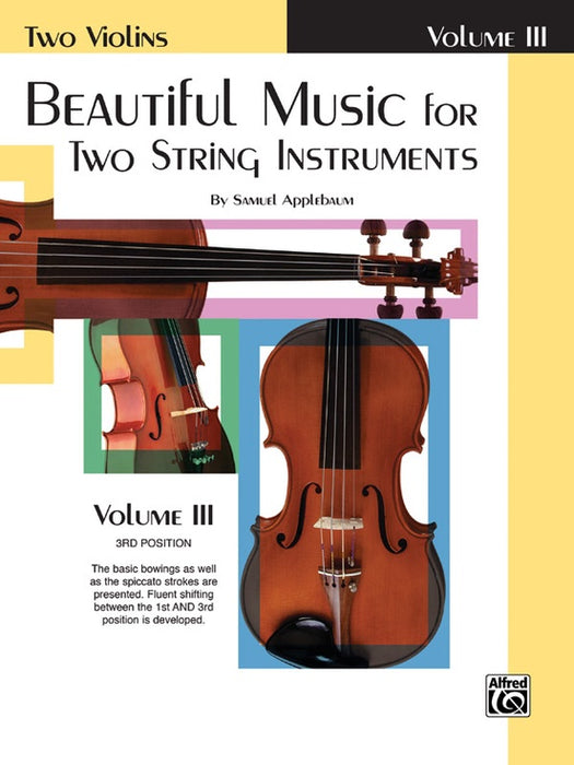 Beautiful Music for Two String Instruments Volume 3 - Violin Duet Alfred EL01325