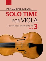 Solo Time Book 3 - Viola by Blackwell Oxford 9780193513303