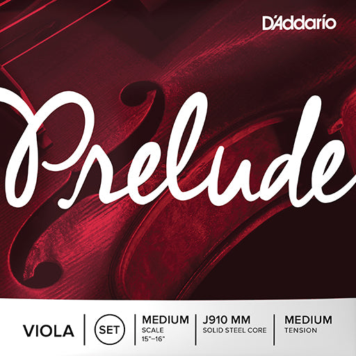 D'Addario Prelude Viola String Set Medium 15"