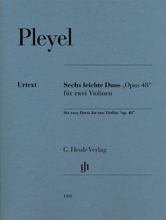 Pleyel - 6 Little Duets Op48 - Violin Duet Henle HN1390