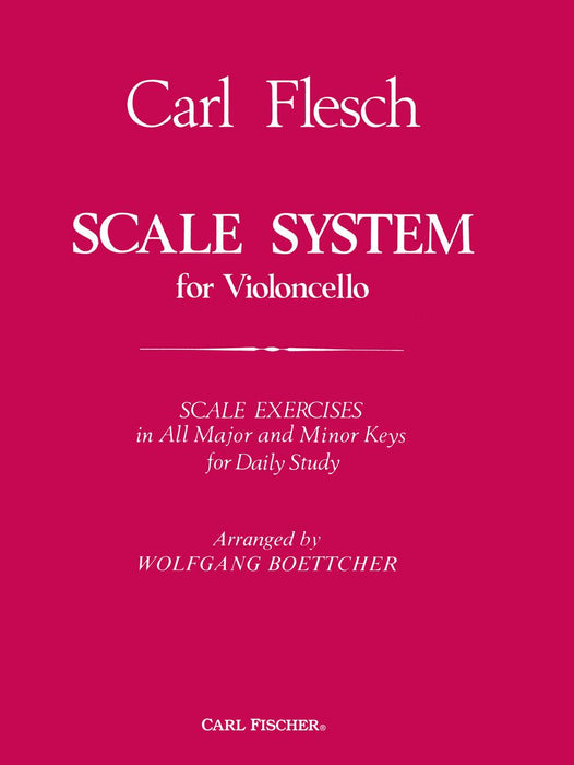 Flesch - Scale System - Cello adapted by Boettcher Fischer O5131