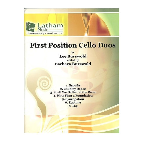 Burswold - First Position Cello Duets - 2 Cellos Latham Music 17731101