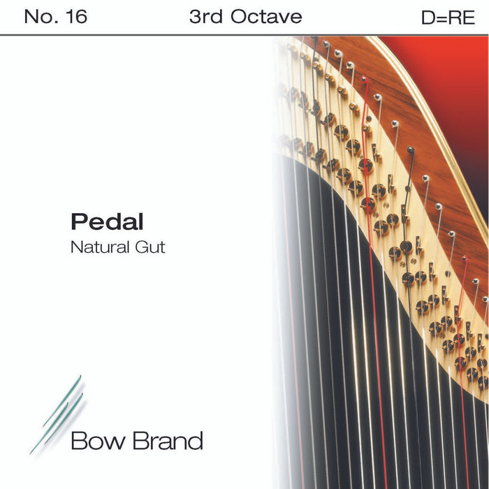 Bow Brand Natural Gut - Pedal Harp String, Octave 3, Single D