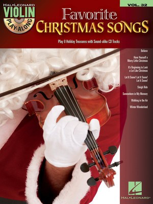 Favorite Christmas Songs - Violin Play-Along Volume 32 - Various - Violin Hal Leonard /CD