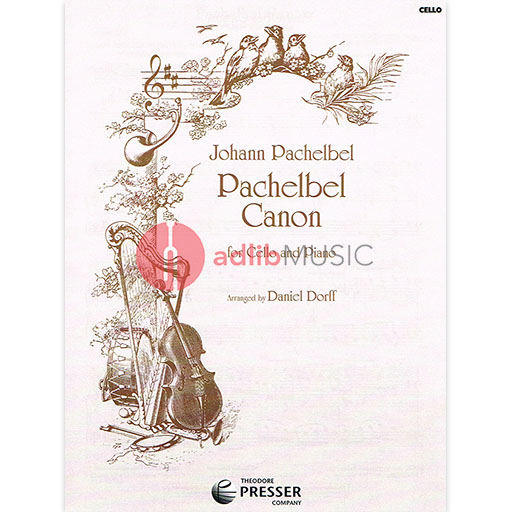 Pachelbel - Canon - Cello/Piano Accompaniment Presser 11440723