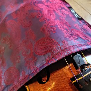 CARMEN BRUNA Silk Blanket/Cover Shaped for Violin Summer Twilight