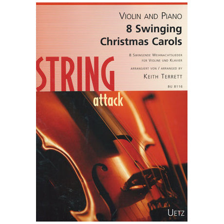 8 SWINGING CHRISTMAS CAROLS FOR VIOLA/PIANO - TERRET - VIOLA - UETZ