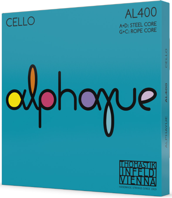 Thomastik Alphayue Cello D String Medium 1/8