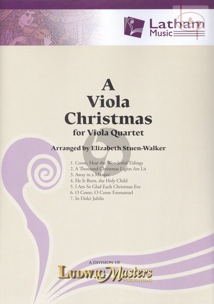 A Viola Christmas - 4 Violas Score/Parts by Stuen-Walker Latham 52723001