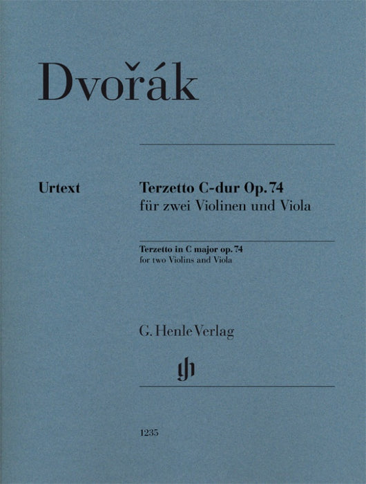 Dvorak - Terzetto in CMaj Op74 - String Trio (2 Violins/Viola) Henle HN1235