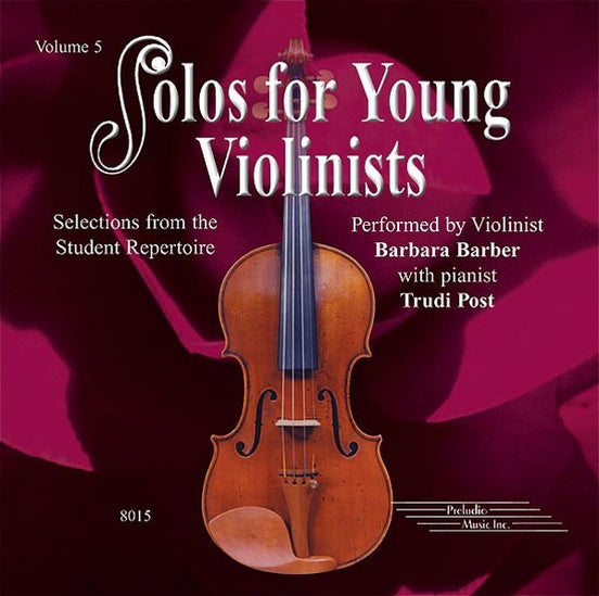 Solos for Young Violinists Volume 5 - CD by Barber Summy Birchard 8015