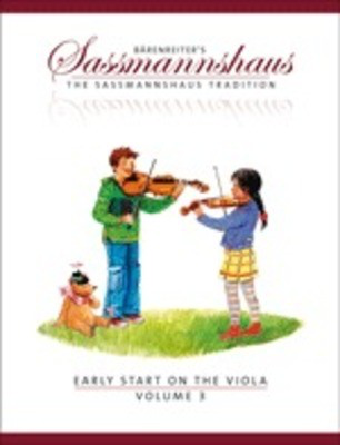 Early Start on the Viola Book 3 - Viola by Sassmanshaus Barenreiter BA9688