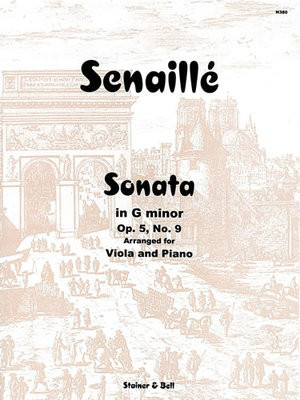 Sonata Op 5 No 9 G Min - for viola and piano - Jean Baptiste Senaille - Viola Max Morgan Stainer & Bell