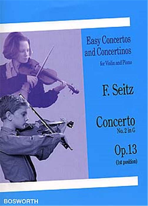 Seitz - Concerto #2 in Gmaj Op13 - Violin/Piano Accompaniment Bosworth BOE004570