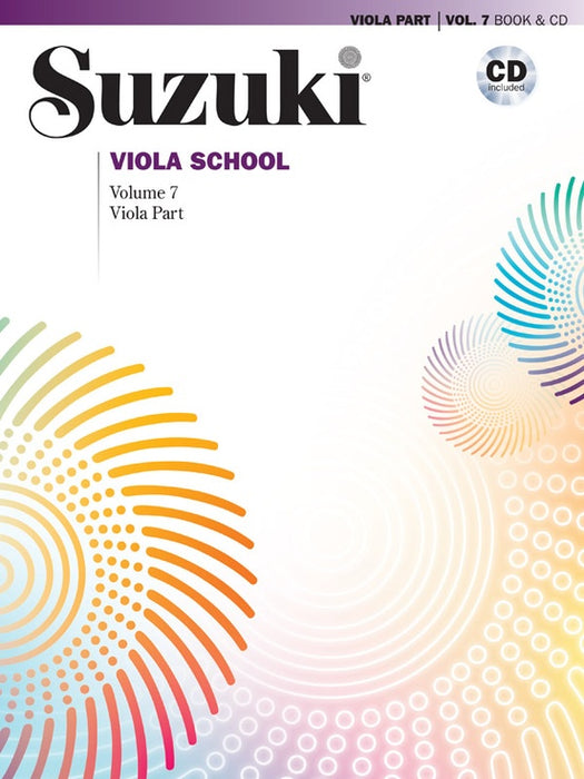 Suzuki Viola School Book/Volume 7 - Viola/CD (Recorded by William Preucil) Revised Edition Summy Birchard 40757