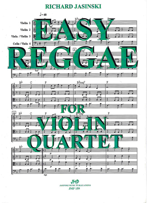 Jasinski - Easy Reggae - Violin Quartet Score/Parts JMP159