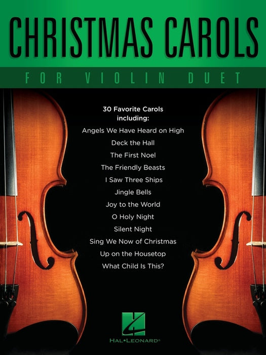 Christmas Carols - Violin Duet Hal Leonard 348320