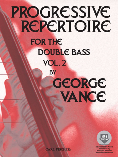Vance - Progressive Repertoire Volume 2 - Double Bass/mp3 Audio Download Fischer O5428