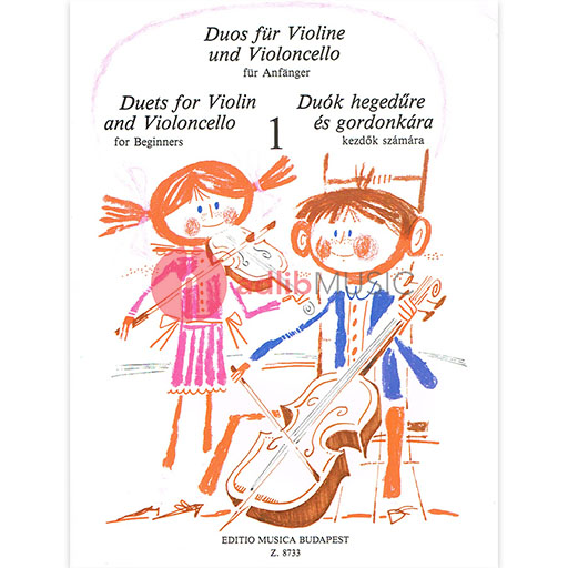 Duets for Beginners Volume 1 - Violin/Cello Duet EMB Z8733