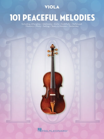101 Peaceful Melodies - Viola Hal Leonard 366058