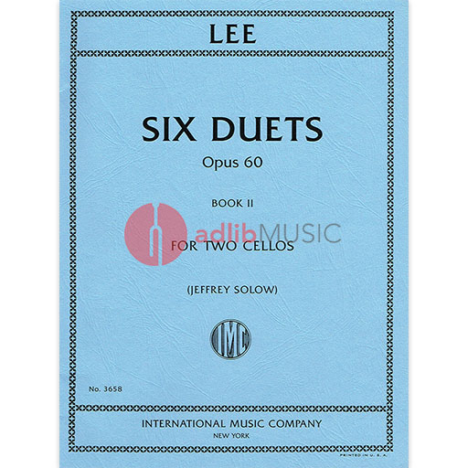 Lee - Duets Op60 Volume 2 - Cello Duet IMC IMC3658
