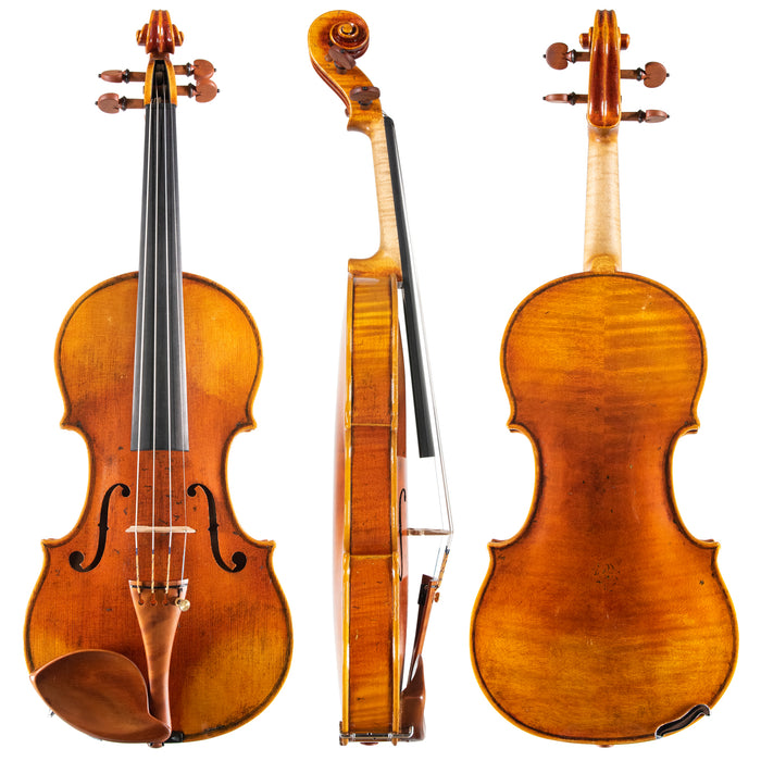 Charlelie Dauriat Violin Amati Model Cognac 2019 with Certificate
