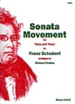 Sonata Movement - Franz Schubert - Viola Watson Forbes Stainer & Bell
