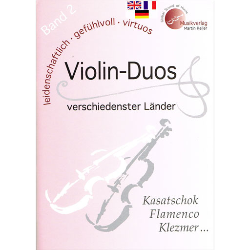Violin-Duos Volume 2 - Violin Duet arranged by Martin Keller MVK171702