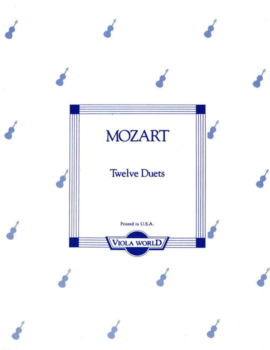 Mozart - 12 Duets K487 - 2 Violas arranged by Arnold Viola World VWP000048