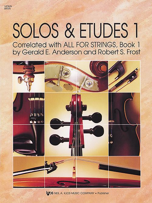 Solos & Etudes Book 1 - Viola Book by Anderson/Frost Kjos 89VA