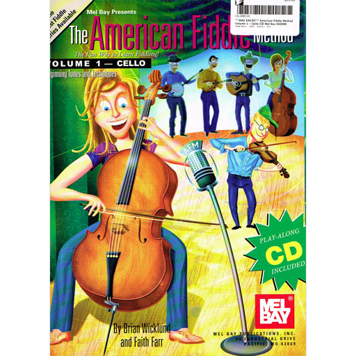 American Fiddle Method Volume 1 - Cello/Audio Access Online Mel Bay 20604M