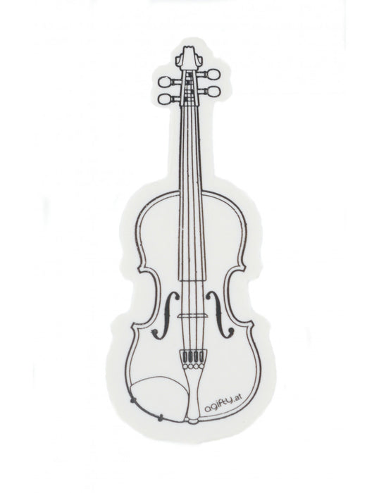 White Eraser Violin