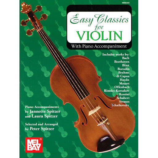 Easy Classics for Violin - Violin Mel Bay 96302