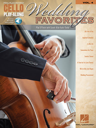 Wedding Favourites Cello Playalong Volume 4 - Cello/Audio Access Online Hal Leonard 194348