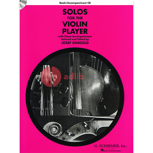 Solos for the Violin Player - Violin/CD/Piano Accompaniment edited by Gingold Schirmer 50490422