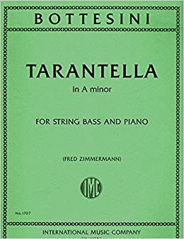 Bottesini - Tarantella in Amin - Double Bass/Piano Accompaniment (solo tuning) IMC IMC1707