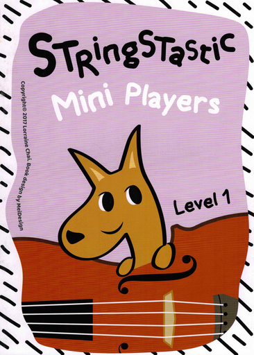 Stringstastic Mini Players Level 1 Violin - Theory Book for Violinists by Lorraine Chai Stringstastic 9780995412835