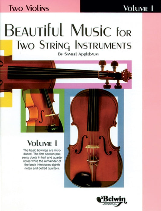 Beautiful Music for Two String Instruments Volume 1 - Violin Duet Alfred EL01323