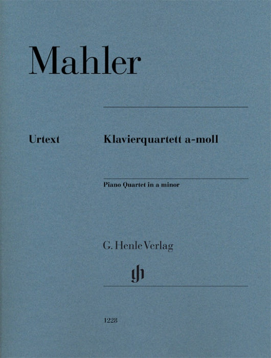 Mahler - Piano Quartet in Amin - Piano Quartet Score/Parts Henle HN1228