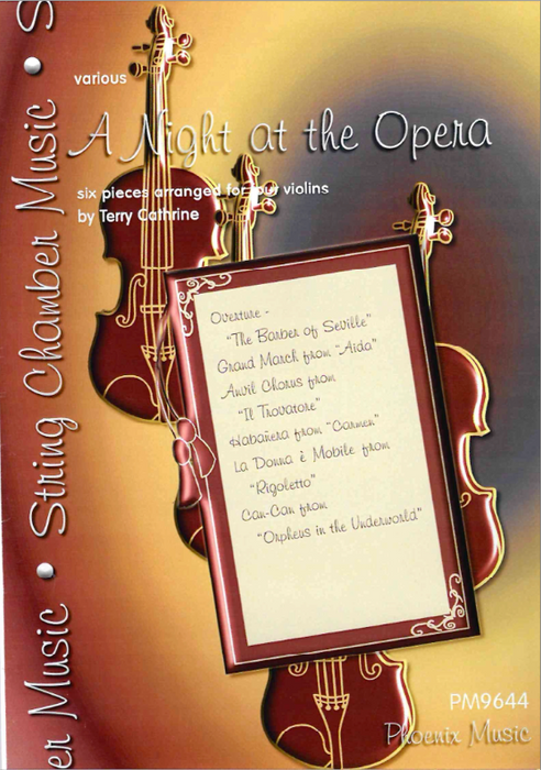 A Night at the Opera - 4 Violins Score/Parts Phoenix PM9644