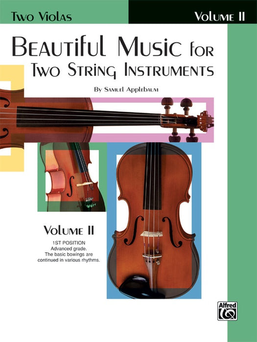 Beautiful Music for Two String Instruments Volume 2 - Viola Duet Alfred EL02212